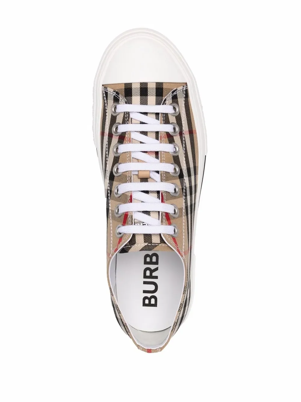 Burberry Vintage Check Low-Top Sneakers - Image 4